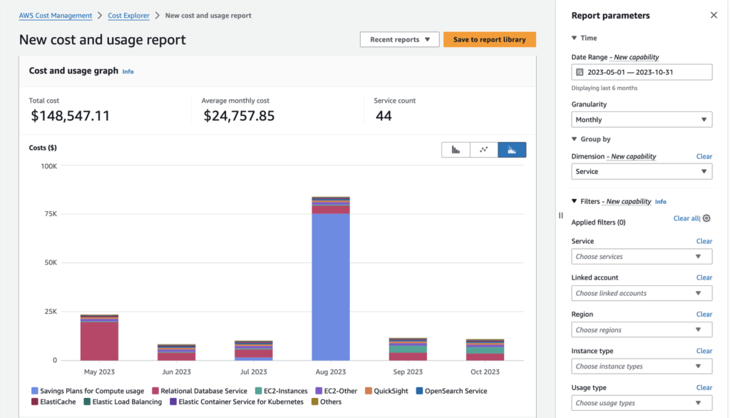 Cost Explorer AWS