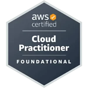 Badge AWS Cloud Practitioner CCP CLF-C02